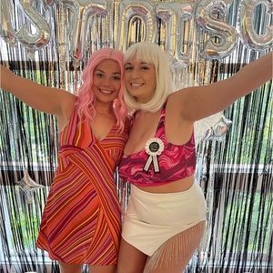 White Diamond Fringe Skirt